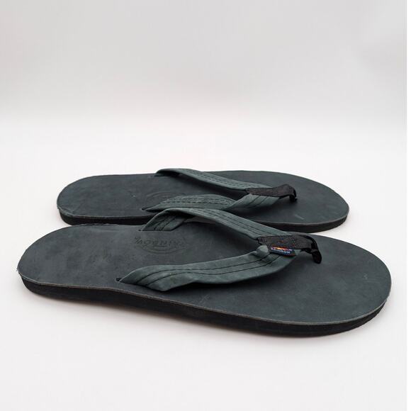 Rainbow 301ALTS Men's Flip Flop Sandals Premier Leather Blue 3X-Large US13.5-15 - Picture 3 of 12